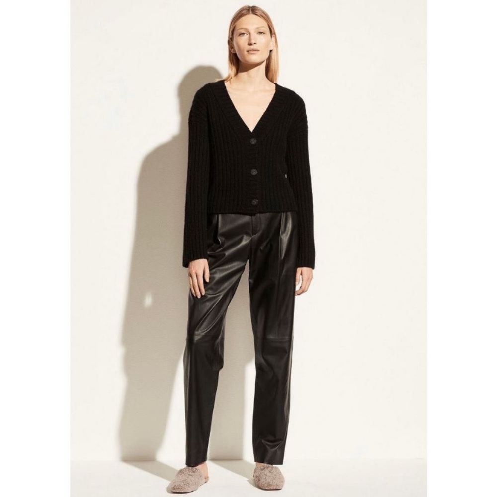 Vince Ribbed Cashmere Cardigan NEW